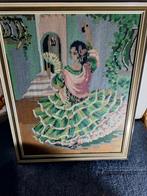 Te koop diverse collectie ingelijste borduurwerken, Antiek en Kunst, Ophalen