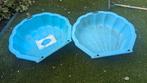 Twee plastic speelgoed schelpen, Ophalen, Gebruikt