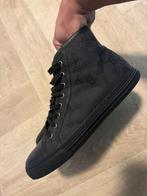 Gucci high top canvas zwart maat 41 (7), Ophalen of Verzenden, Zo goed als nieuw, Zwart, Sneakers of Gympen