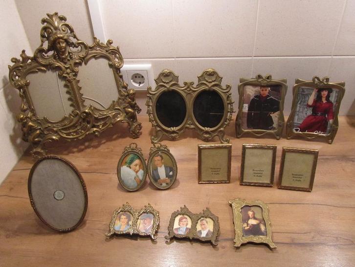 Fotolijsten vintage koper fotolijstje, Antiek en Kunst, Antiek | Koper en Brons, Koper, Ophalen of Verzenden