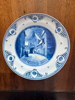 Porceleyne Fles, Kerstbord 1971, Delfts Blauw 18 centimeter, Antiek en Kunst, Antiek | Wandborden en Tegels, Ophalen of Verzenden
