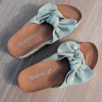 BESTELLE Pastel Groene Sandalen Instappers Slippers | Mt 36, Instappers, Ophalen of Verzenden, Zo goed als nieuw, Groen