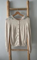 Vestje met glitters, Maat 38/40 (M), Beige, Ophalen of Verzenden, Zo goed als nieuw