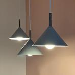 3 vintage Deens Design LAMPJES grijs Scandi retro MidCentury, Gebruikt, Metaal, Minder dan 50 cm, Vintage Mid Century Scandinavisch design Denmark Space Age