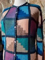 💖Prachtig 100% Alpaca wollen vest handgemaakt Intarsia L, Kleding | Dames, Truien en Vesten, Ophalen of Verzenden, Zo goed als nieuw