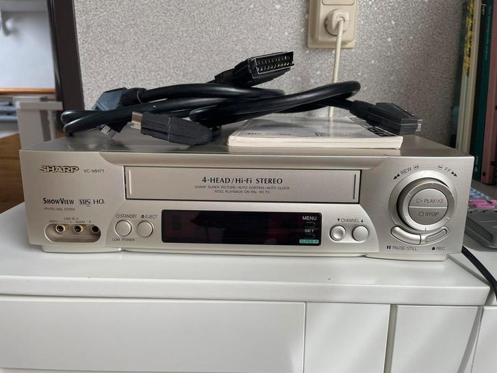 Sharp VC-MH71GM video recorder, Audio, Tv en Foto, Videospelers, Gebruikt, VHS-speler of -recorder, Ophalen of Verzenden