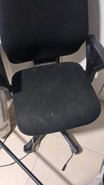Bureau stoel, Huis en Inrichting, Stoelen, Ophalen, Overige materialen, Gebruikt, Zwart