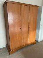 Vintage slaapkamer kast 3 deurs, Huis en Inrichting, Kasten | Kledingkasten, Ophalen, Gebruikt, 100 tot 150 cm, Eikenhout