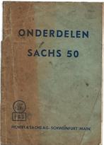 Sachs 50 onderdelen onderdelenlijst (7007z), Verzenden, Gebruikt