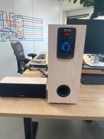 subwoover en centrumspeaker, Gebruikt, Minder dan 60 watt, Front, Rear of Stereo speakers, Ophalen