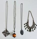 4 kettingen, Ophalen of Verzenden, Overige materialen, Ketting