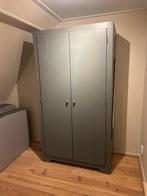 Kleding kast oud groen, Huis en Inrichting, Kasten | Kledingkasten, Ophalen, 100 tot 150 cm, Zo goed als nieuw, 150 tot 200 cm