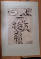 Originele reclame Peugeot auto's in passe-Partout, Verzamelen, Posters, Verzenden, A1 t/m A3, Reclame, Rechthoekig Staand