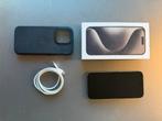 iPhone 15 Pro Titanium 128GB, 88%, incl lader, hoes en doos, Ophalen, Zonder simlock, Zonder abonnement, 128 GB
