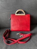 Rood ICCI leren tasje - zo goed als nieuw!, Ophalen of Verzenden, Zo goed als nieuw, Rood, Handtas