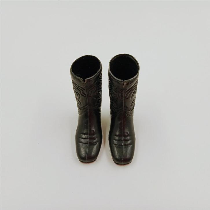 Big Jim Black Cowboy Boots Mattel 70s, Verzamelen, Poppen, Zo goed als nieuw, Kleertjes, Ophalen of Verzenden
