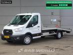 Ford Transit 130pk Autotransporter Airco Cruise Lier Euro6 C, Auto's, Bestelauto's, Stof, Euro 6, 130 pk, Ford