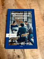 Beginselen van de administratieve organisatie -9789001738617, Zo goed als nieuw, Noordhoff Uitgevers, Gamma, HBO