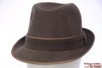 Vintage hoed Klassieke trilby Henry Morell grijs vilt 56, Kleding | Heren, Gedragen, Ophalen of Verzenden, Hoed, Henry Morell