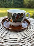 Vintage kop en schotel, Thomas, jaren 70, Antiek en Kunst, Antiek | Servies los, Verzenden