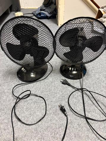 2x ventilator zwart tafelmodel Bestron Breeze beschikbaar voor biedingen