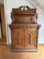 eiken houten kast, antiek, Antiek en Kunst, Antiek | Meubels | Stoelen en Banken, Ophalen of Verzenden