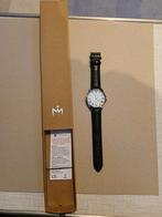 Meye Heren Polshorloge - Zwart Leer, Overige merken, Leer, Staal, Polshorloge