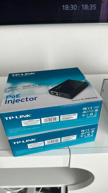 2 stuks TP-Link PoE-Injector Mocdel: TL-POE150S beschikbaar voor biedingen