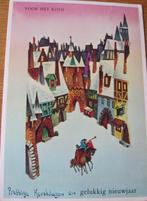 voor het kind - gelukkig nieuwjaar - stad met heraut - 1967, Verzenden, 1960 tot 1980, Gelopen, Overige thema's