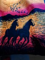 Nieuw wollen deken met Paarden afdruk 150cm bij 180cm, Dieren en Toebehoren, Ophalen of Verzenden, Nieuw, Deken