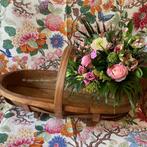 Engels brocante Sussex plukmand basket, Antiek en Kunst, Curiosa en Brocante, Ophalen of Verzenden