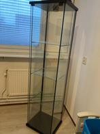 Glazen vitrinekast 40x40x160, Huis en Inrichting, Ophalen, 50 tot 100 cm, Zo goed als nieuw, 150 tot 200 cm