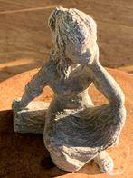 Aardewerk Beeld - Zittende Vrouw, Ophalen of Verzenden