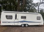 Mooie nette hobby 650 prestige KMFE stapelbed airco en move, Caravans en Kamperen, Caravans, Rondzit, Hobby, Particulier, 6 tot 7 meter