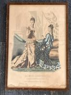 Frans mode schilderijtje 2 (260226), Antiek en Kunst, Ophalen of Verzenden