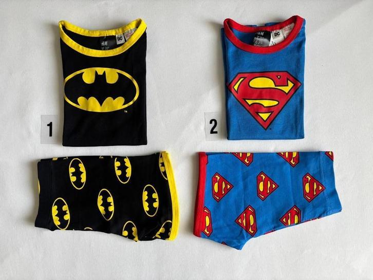 Batman & Superman Pyjama /Shortama - maat:134/140 NIEUW, Kinderen en Baby's, Kinderkleding | Maat 134, Nieuw, Jongen, Nacht- of Onderkleding