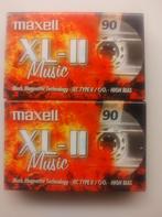 Maxell XLII 90 cassettes 2 stuks XLII90, Cd's en Dvd's, Cassettebandjes, 2 t/m 25 bandjes, Overige genres, Ophalen of Verzenden