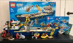 Lego City Oceaan Onderzoekschip 60266 met doos en boekjes., Ophalen, Zo goed als nieuw, Complete set, Lego