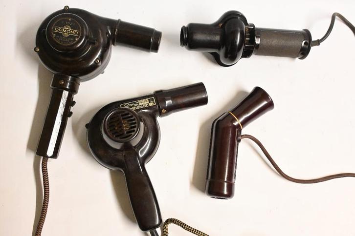 4x fohn bakelieten föhn bakeliet haardroger, Verzamelen, Elektronische Apparatuur, Persoonlijke verzorging, Ophalen of Verzenden