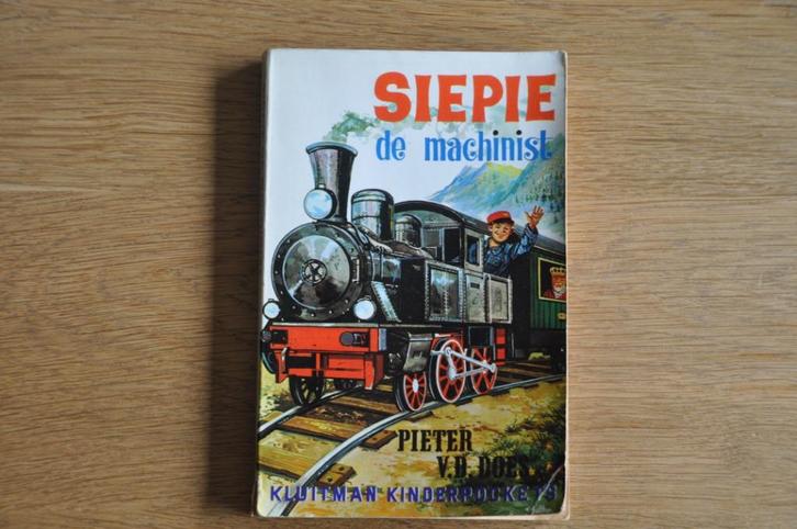 Pieter v.d. Does - Siepie de machinist, Boeken, Kinderboeken | Jeugd | onder 10 jaar, Gelezen, Fictie algemeen, Ophalen of Verzenden