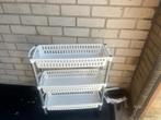 Witte verrijdbare manden trolley, Ophalen of Verzenden, Zo goed als nieuw
