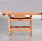 Houten werkbank met bankschroef - extra sterk, Doe-het-zelf en Verbouw, Werkbanken, Ophalen of Verzenden, Nieuw, 120 tot 170 cm