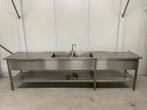 Horeca rvs spoeltafel wastafel aanrecht keukenblok spoelbak, Ophalen of Verzenden