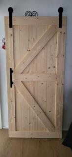 Nieuwe hout ophang deur  90x190 reels 180cm lang, Tuin en Terras, Tuinpoorten, Ophalen