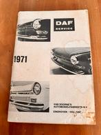 Daf dealer service punten 1971 boekje, Auto diversen, Ophalen of Verzenden