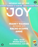 Tickets Joy Bloemendaal - Franky Rizardo - 24 mei, Drie personen of meer
