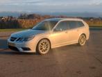 Saab 9-3 2.8 T v6 xwd Aero Automaat 2008 Grijs, Auto's, Automaat, Zwart, Vierwielaandrijving, 83 €/maand