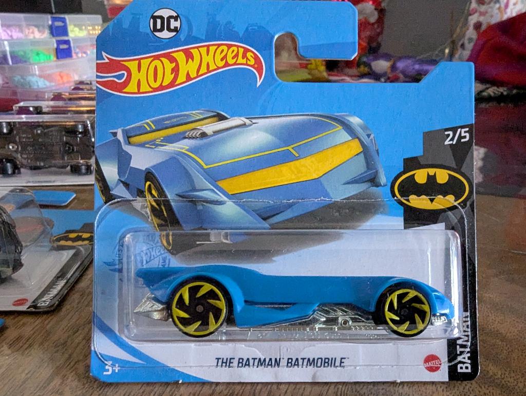 Batman - The Batman Batmobile - HW - L/Blauw - Nieuw - 28, Ophalen, Nieuw, Auto