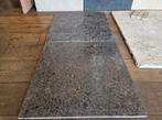 GRANIET TEGELS 60X60 CM 2 CM DIK BLACK COFFEE, Ophalen, Nieuw, 75 m² of meer, Overige typen