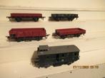 6 x Fleischman wagons, Gebruikt, Gelijkstroom, Fleischmann, Wagon